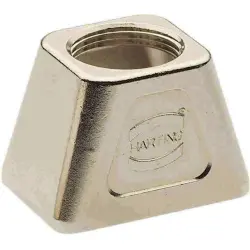Grommet housing, size Han-Compact, zinc die casting, 1 x M25, straight, longitudinal bow locking, IP65, 19140010401