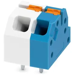 PCB terminal, 2 pole, pitch 3.5 mm, AWG 24-16, 16 A, push-in spring connection, 1548376