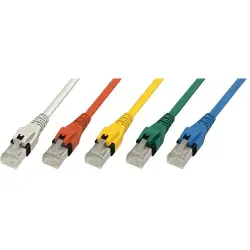 Patch cable, RJ45 plug, straight to RJ45 plug, straight, Cat 5e, F/UTP, LSZH, 5 m, orange, 09488989593050