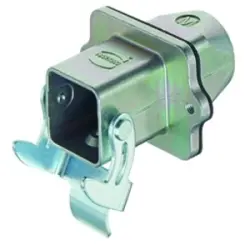 Wall bushing housing, size 3A, zinc die casting, M20, straight, longitudinal bow locking, IP44/IP65/IP67, 19620031121