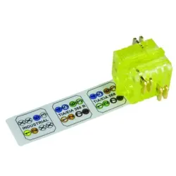 Contact insert, yellow, for RJ45 connector, 20820000001
