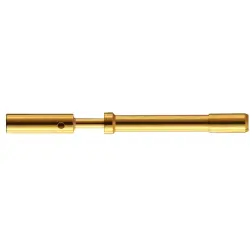 Receptacle, 0.08-0.34 mm², crimp connection, gold-plated, 09156006291