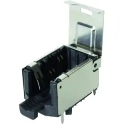 Socket, RJ45, 8 pole, 8P8C, Cat 6, solder connection, SMD, 20820071100