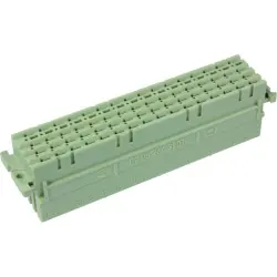 Female connector, type G, 64 pole, z-b-d-f, pitch 5.08 mm, crimp connection, straight, 09062643201