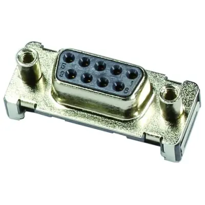 D-Sub socket, 15 pole, standard, equipped, straight, solder pin, 09552556622741 - 1