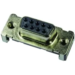 D-Sub socket, 25 pole, standard, equipped, straight, solder pin, 09553156612741