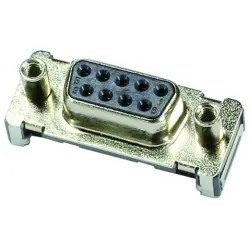 D-Sub socket, 25 pole, standard, equipped, straight, solder pin, 09553557622741