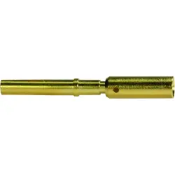 Receptacle, 1.5 mm², AWG 16, crimp connection, gold-plated, 21011009933