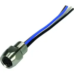 Panel socket, M12, 4 pole, screw locking, straight, 21023576405