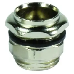 Flange socket, socket, rear panel mounting for circular connector M12, 21033012000