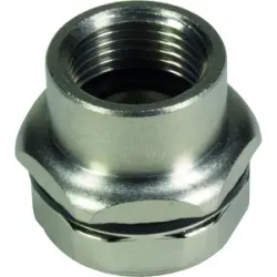 Flange socket, socket, front mounting for circular connector M12, 21033022001