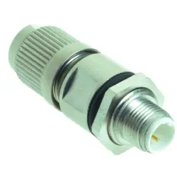 Plug, M12, 2 pole, IDC connection, screw locking, straight, 21033411425