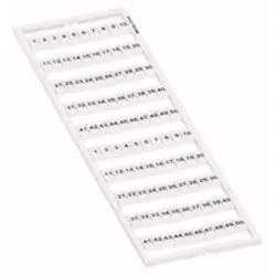 Marker card for terminal block plug, 793-5566