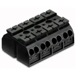4-wire device connection terminal, 4 pole, pitch 12 mm, 0.5-4.0 mm², AWG 20-12, 32 A, 500 V, push-in, 862-594