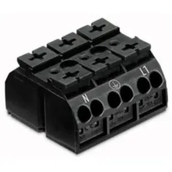 4-wire device connection terminal, 3 pole, pitch 12 mm, 0.5-4.0 mm², AWG 20-12, 32 A, 500 V, push-in, 862-8503