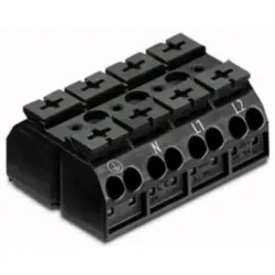 4-wire device connection terminal, 4 pole, pitch 12 mm, 0.5-4.0 mm², AWG 20-12, 32 A, 500 V, push-in, 862-9534