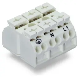 4-wire device connection terminal, 3 pole, pitch 12 mm, 0.5-4.0 mm², AWG 20-12, 32 A, 500 V, push-in, 862-9603