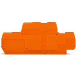 End/Intermediate plate for terminal block, 870-573