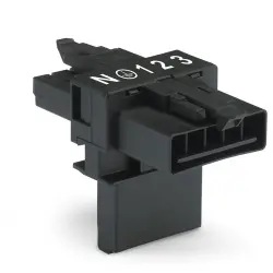T connector, 5 pole, black, 890-621