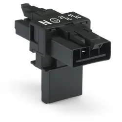 T connector, 4 pole, gray, 890-626
