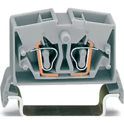 4 wire mini through terminal, spring-clamp connection, 0.08-2.5 mm², 1 pole, 24 A, 8 kV, black, 264-735