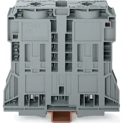 2-wire feed-through terminal, spring-clamp connection, 50-185 mm², 1 pole, gray, 285-1189