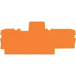 Partition wall, 1 mm, orange for terminal block, 2002-1594