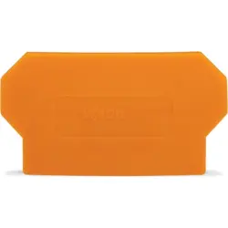 Partition wall, 2 mm, gray for terminal block, 282-337