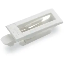 Locking latch, white, for manual operation, 890-121