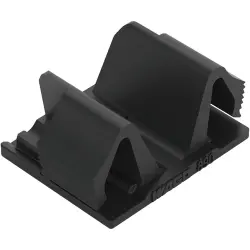 Closing element, 2 pole, black, for sheet metal cut-outs, 890-642