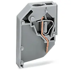 Transformer terminal, 1 pole, straight, 25 A, 800 V, spring-cage connection, 711-181