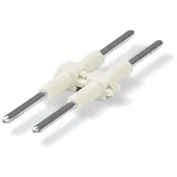 Connecting element, 2 pole, 4 mm, 28 mm for connection terminal, 2060-952/028-004