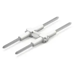 Connecting element, 2 pole, 8 mm, 28 mm for connection terminal, 2060-962/028-000