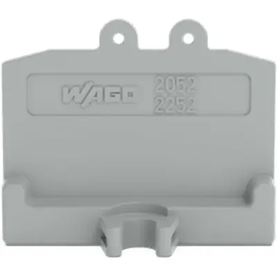 End plate, gray for terminal block, 2052-381 - 1