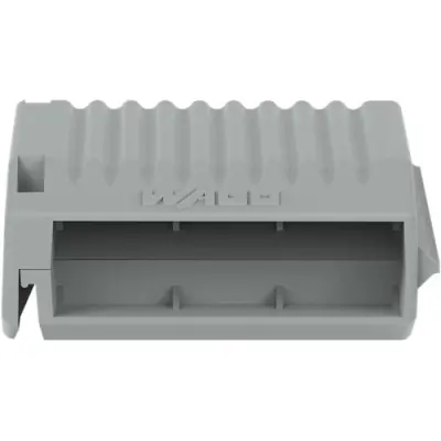 Gel box, max. 4 mm² clamps, size 2, gray for core cables, 207-1373 - 1
