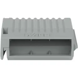 Gel box, max. 4 mm² clamps, size 2, gray for core cables, 207-1373