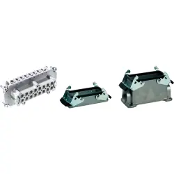Bulkhead housing kit, size H-B 10, 10 pole + PE , IP65, 75009642