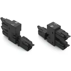 H-distributor, 2 pole, gray, 890-1636