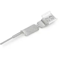 Shield connecting plate, for plug/socket, 890-523