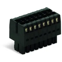 Socket header, 6 pole, pitch 3.5 mm, straight, black, 713-1103