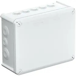 Junction box, 225 x 173 x 86 mm, no. of entries: 16, 25 mm², light gray, IP66, 2007109