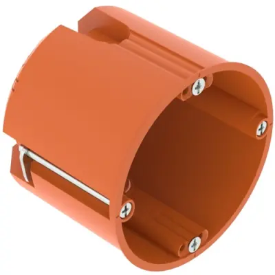 Cavity wall box, 68 x 61 mm, Ø 68 mm, no. of entries: 10, 1.5-2.5 mm², orange, IP30, 2003804 - 1