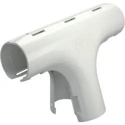Fitting T-piece, (L x H) 123 x 28 mm, head Ø 26 mm, PP, white, for M25, 2153955