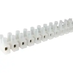 Lustre terminal, 12 pole, 0.5-12 mm², clamping points: 12, natural, screw connection, 41 A, 1000/12