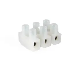 Lustre terminal, 3 pole, 0.5-5.5 mm², natural, screw connection, 24 A, 500/ 3 35 DS