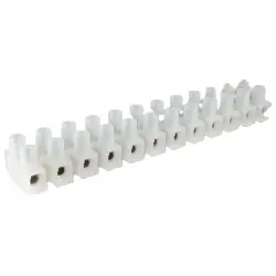 Lustre terminal, 12 pole, 0.5-5.5 mm², natural, screw connection, 24 A, 500/12 35 DS