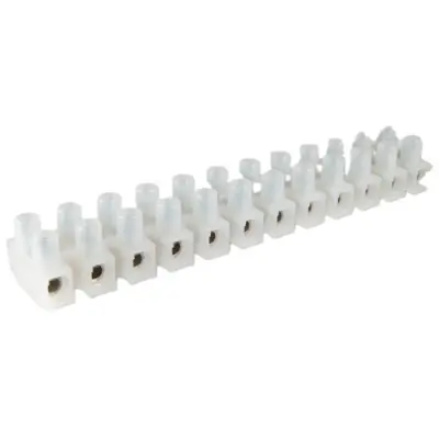 Lustre terminal, 12 pole, 0.5-5.5 mm², natural, screw connection, 24 A, 500/12 35 DS - 1