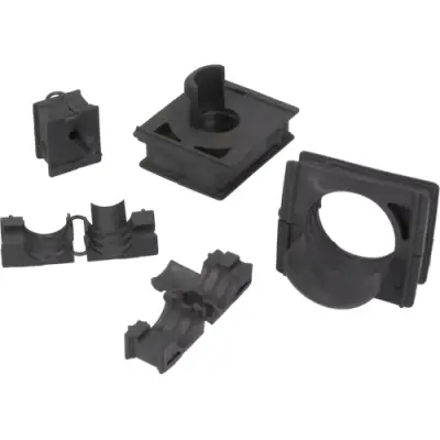 Multi-range grommet, cable Ø 3 to 13 mm, black, 87121372 - 1