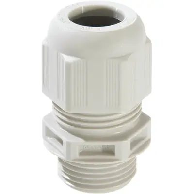 Cable gland, with short connection thread, M32, 36 mm, IP68/IP69, light gray, 10066414 - 1
