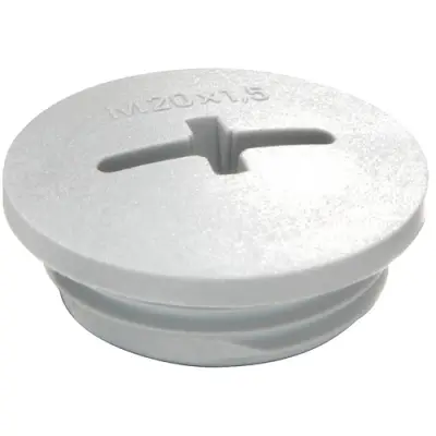 Locking screw, Ø 46 mm, M40, light gray, 10060629 - 1